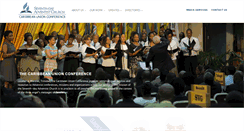 Desktop Screenshot of caribbeanunionadventists.org